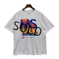 90’s~【USA製】ビンテージ【Hanes】ヘインズ【National Multiple Sclerosis Society】【白】Tシャツ【サイズL】 