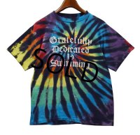 【USA製】ビンテージ【SUNDOG】サンドッグ【gretfully to swimming】【タイダイ】【Ｔシャツ】【サイズL】 