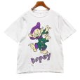 画像1: 90’s~【ビンテージ】【KING】七人の小人【DOPEY】ドーピー【白雪姫】ディズニー【白】Tシャツ【サイズL】<br> (1)