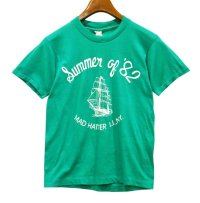 80's【USA製】【ビンテージ】【スクリーンスターズ】【ヨット】【緑】【Summer of 82】【Tシャツ】【サイズM】 