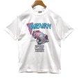 画像1: ほぼ未使用‼ 90's USA製 ビンテージ【FRUIT OF THE LOOM 】フルーツオブザルーム【白】【AUBURN CAR SHOW】【Tシャツ】【サイズM】<br> (1)