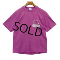 90's【USA製】ビンテージ【チャンピオン】【紫】リレハンメルオリンピック【ロゴ】【Ｔシャツ】【サイズM】 