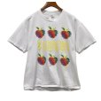 画像1: ワンウォッシュ 90's【USA製】【ビンテージ】ヘインズ【hanes】【白】WASHINGTON【リンゴ】【Ｔシャツ】【サイズL】<br> (1)