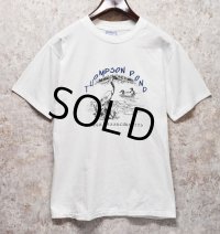 90's USA製 ビンテージ【シングルステッチ】【白】【THOMPSON POND】【カモ】【Tシャツ】【サイズM】 