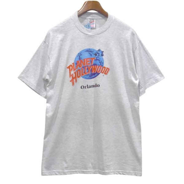 画像2: 程度良好!! 00's~【ビンテージ】【Planet hollywood】【プラネットハリウッド】【グレーオートミール】【Ｔシャツ】【サイズＬ】 