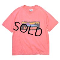 80's【USA製】【ビンテージ】【L.L.Bean】LLビーン【hanes】ヘインズ【ピンク】L.L.Beanロゴ【Ｔシャツ】【サイズL】 