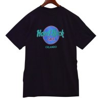 デッドストック 90's【USA製】【ビンテージ】【ハードロックカフェ】【黒】【ORLANDO】【Tシャツ】【サイズXL】 