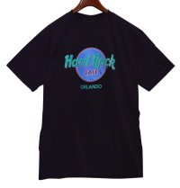 デッドストック 90's【USA製】【ビンテージ】【ハードロックカフェ】【黒】【ORLANDO】【Tシャツ】【サイズXL】 