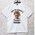 画像1: 80's~【USA製】【ビンテージ】【ONE OF BUDDY'S】【バックプリント付き】【白】【Tシャツ】【サイズL】<br> (1)