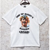 80's~【USA製】【ビンテージ】【ONE OF BUDDY'S】【バックプリント付き】【白】【Tシャツ】【サイズL】 