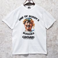 80's~【USA製】【ビンテージ】【ONE OF BUDDY'S】【バックプリント付き】【白】【Tシャツ】【サイズL】 