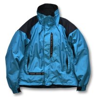 【ビンテージ】マーモット【MARMOT】【青×黒】ハーフムーンポケット【ゴアテックスジャケット】ハンティングジャケット【サイズＭ】 