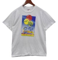 90's USA製 ビンテージ【ONEITA】オニータ【KID’S FEST】風船と子供【白】 Tシャツ 【サイズL】 