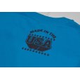 画像4: 90's~【USA製】【ビンテージ】ヘインズ【hanes】【East coast】白猫【水色】【Ｔシャツ】【サイズＬ】<br> (4)