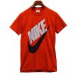 画像1: 90's USA製【ナイキ】【NIKE】【シルバーロゴ】赤【Ｔシャツ】【サイズL】<br> (1)