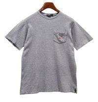 USA製【ラルフローレン】【POLO ralph lauren】グレー【鹿の子コットン】ポケットTシャツ【ボーイズXL】S程度 