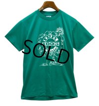 【90's】USA製【ビンテージ】【Hanes】【IBR】ピクニック【緑】【Ｔシャツ】【サイズM】 