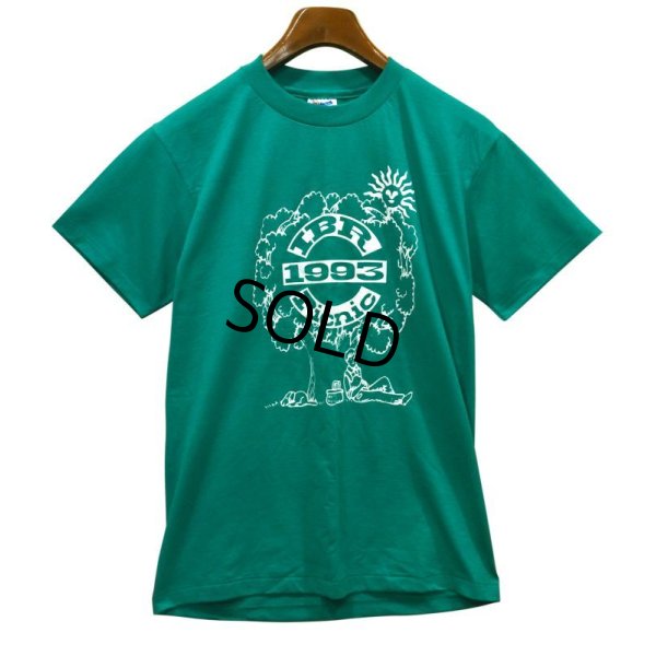 画像1: 【90's】USA製【ビンテージ】【Hanes】【IBR】ピクニック【緑】【Ｔシャツ】【サイズM】 