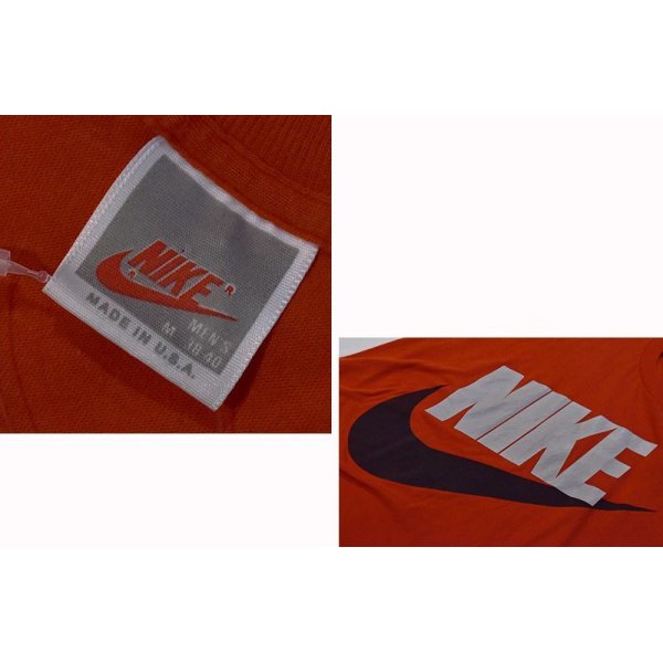 画像2: 90's USA製【ナイキ】【NIKE】【シルバーロゴ】赤【Ｔシャツ】【サイズL】 