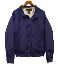 ~90's ビンテージ【エディーバウアー】【Eddie Bauer】【紺ｘ裏地釣り針】毛ばり ジップアップブルゾン【サイズL】 