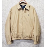 【ラルフローレン】【POLO RALPH LAUREN】【ベージュ】【ブルゾン】スウィングトップ【サイズＸＬ】 