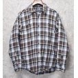 画像1: 【パタゴニア】patagonia【オーガニックコットンシャツ】【茶×青×白】【チェックシャツ】コットンシャツ【サイズＳ】<br> (1)