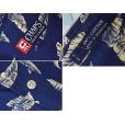 画像2: オールド【CHAPS】チャップス【ラルフローレン】POLO RALPH LAUREN 【紺ｘ羽根】【フェザー柄】【半袖シャツ】アロハシャツ ハワイアンシャツ【サイズL】 <br> (2)