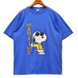 画像1: 80’s【USA製】ビンテージ【ARTEX】スヌーピー【MARITIME】マリタイム【青】【Tシャツ】【サイズL】 <br> (1)