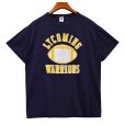 画像1: 【デッドストック】90's【USA製】【ビンテージ】【ラッセル】【紺】【lycoming warriors】ライコミング大学【Tシャツ】【サイズL】<br> (1)