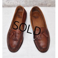 【USA製】【アレンエドモンズ】【Allen Edmonds】【赤茶色】【タッセルローファー】【10 1/2D】【28.5cm程度】 