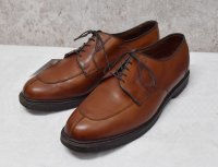 【USA製】【アレンエドモンズ】【Allen Edmonds】【ブラウン】【Ｕチップモカシン】【9 1/2 EEE】【27.5cm程度】 