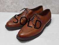 【USA製】【アレンエドモンズ】【Allen Edmonds】【ブラウン】【Ｕチップモカシン】【9 1/2 EEE】【27.5cm程度】 