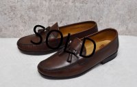 【ITALY製】イタリー製【アレンエドモンズ】【Allen Edmonds】【URBINO】ブラウン【タッセルローファー】【９ １／２ EEE】【27.5cm程度】 