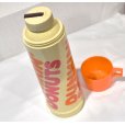 画像6: 70's【アンティーク】THERMOS【オールドサーモス】ダンキンドーナツ【オレンジｘベージュｘピンク】【水筒】 