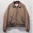 画像1: ビンテージ【BARACUTA】【バラクータ】【ブラウンｘ裏地赤チェック】【中綿入り】ジップアップブルゾン【ＵＳ44Ｒ】<br> (1)