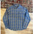 画像1: 【パタゴニア】patagonia【青×黄色】【オーガニックコットンシャツ】【チェックシャツ】コットンシャツ【サイズM】<br> (1)