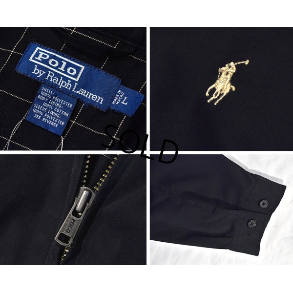 画像2: 【ラルフローレン】【POLO RALPH LAUREN】【黒】【ブルゾン】スウィングトップ【サイズＬ】 