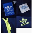 画像2: 【ビンテージ】【アディダス】adidas【紺×蛍光イエローライン】ジャージ【トラックジャケット】【トラックジャージ】【サイズＬ】<br> (2)