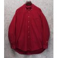 画像1: 【ビンテージ】【RALPH LAUREN】【ラルフローレン】【Big Shirt】【赤】【ボタンダウンシャツ】【サイズＬ】<br> (1)