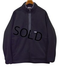 程度良好!! 00's【ビンテージ】【パタゴニア】patagonia【シンチラフリース】黒【プルオーバー 】【ハーフジップフリース】【サイズXXL】 