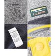 画像2: 【ビンテージ】【LL bean】エルエルビーン【フリーススナップT】【グレー×チャコール×黄色】【サイズＬ】<br> (2)