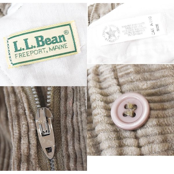 画像2: ~90's【USA製】【ビンテージ】【L.L.Bean】【エルエルビーン】【コーデュロイパンツ】イージーパンツ【ブラウン】【W33程度】 