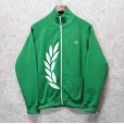 画像1: 【フレッドペリー】Fred Perry【黄緑×白ロゴ】ジャージ【トラックジャケット】【トラックジャージ】【サイズM】<br> (1)