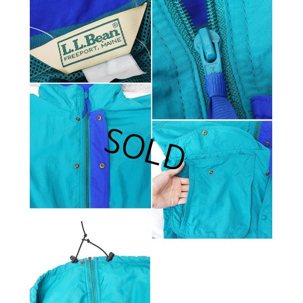 画像2: 80's 【USA製】【L.L.Bean】【ＬＬビーン】エメラルドグリーン【ウィンディリッジジャケット】バギーズジャケット【ナイロンジップアップブルゾン】【サイズL】 