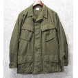 画像1: 【デッドストック】60's【ビンテージ】u.s.army【米軍実物】リップストップ【ジャングルファティーグジャケット】【M-R】<br> (1)