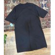 画像2: ビンテージ【狼の群れ】スリーピングシャツ【黒】ワンピース Tシャツ【レディース古着】<br> (2)