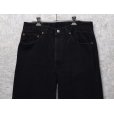 画像3: 90’s 〜【USA製】【ビンテージ】【LEVI'S】【リーバイス５５０】550 黒 デニムパンツ ブラックデニム【34ｘ30】<br> (3)