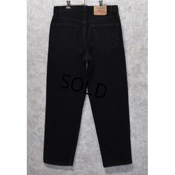 画像5: 90’s 〜【USA製】【ビンテージ】【LEVI'S】【リーバイス５５０】550 黒 デニムパンツ ブラックデニム【34ｘ30】 