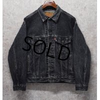 【USA製】【ビンテージ】【リーバイス】【LEVI'S】【70507-4858】黒【Gジャン】デニムジャケット【サイズM】 