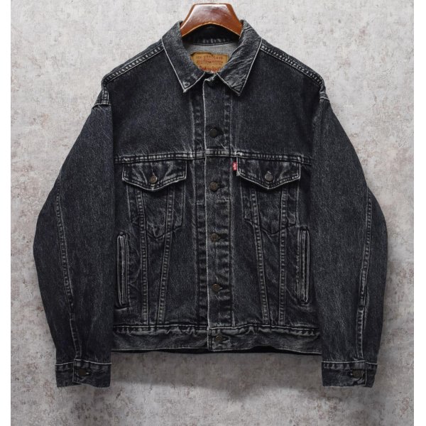 画像1: 【USA製】【ビンテージ】【リーバイス】【LEVI'S】【70507-4858】黒【Gジャン】デニムジャケット【サイズM】 